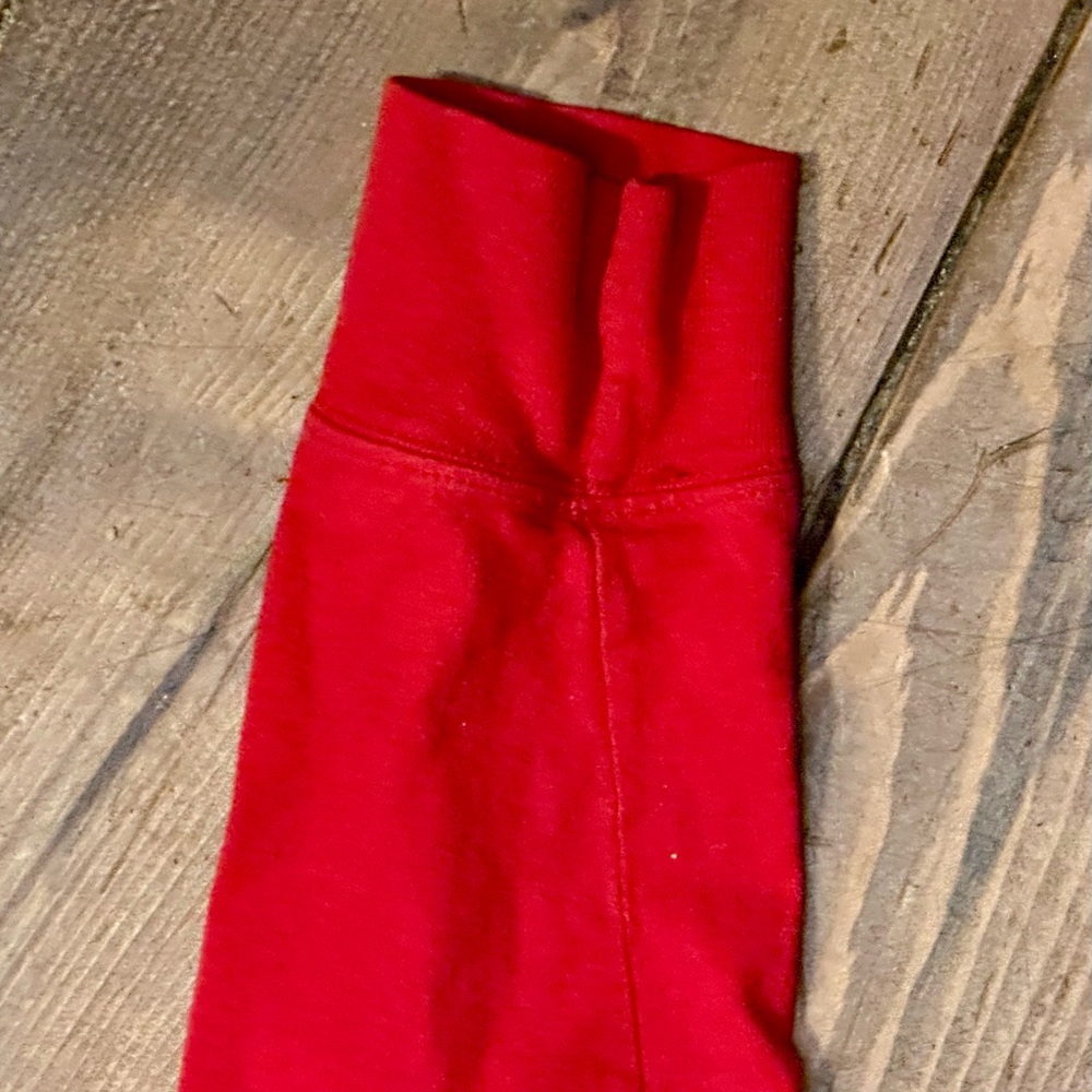 Champion Red Crewneck Long sleeve Tee - Picture 3 of 5